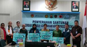 Jasa Raharja NTT Kembali Serahkan Santunan Bagi Lima Orang Korban KFC Express Cantika 77