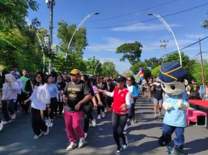 Tingkatkan Semangat Kerja, Imigrasi Kupang  Kembali Gelar Car Free Day
