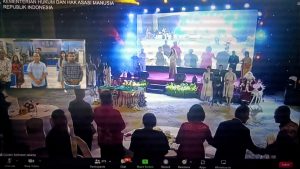 Ibadah Natal Oikumene Kemenkumham RI, ” Natal diperingati sebagai momentum memberi diri untuk melayani”