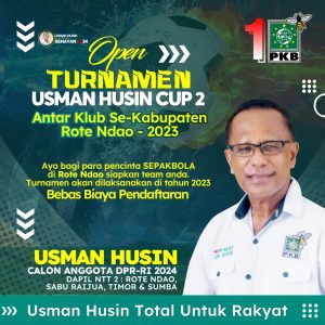 Pendaftaran Open Turnamen Usman Husin  CUP II Di Rote  Ndao  Di Buka Secara Gratis & Terbuka Untuk Umum