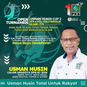 Open Turnamen Usman Husin Cup II Di TTS Bebas Biaya Pendaftaran & Siap Dilaksanakan