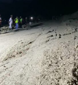 BPJN NTT Akhirnya Berhasil Buka  Akses Jalan Trans Nusa   Timor  Yang Tertimbun Longsor