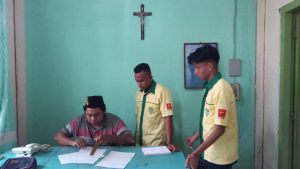Pemuda katolik KOMCAB Belu Buka Posko Open Donasi Bantu Korban Bencana Alam