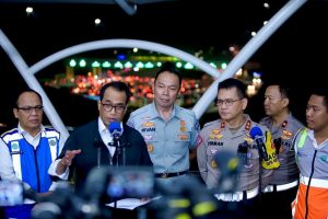 Rivan A. Purwantono: Menteri Perhubungan, Kakorlantas Polri dan Jasa Raharja Amankan Mudik di Km 70 Tol Cikarang Utama