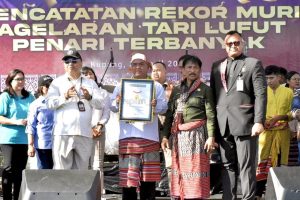 2770 Pelajar Kota Kupang   Antusias Hadiri  Pagelaran Rekor  Muri