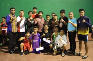 Penjabat Walikota  Buka Kegiatan  Sparing Tinju Antar   SD & SMP