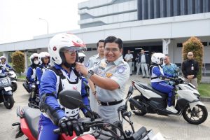 Tingkatkan Keselamatan Berlalu Lintas, Jasa Raharja Perkuat Implementasi Program TJSL dengan Kegiatan Safety Riding bersama Astra Honda Motor  &  Institut Transportasi & Logistik Trisakti