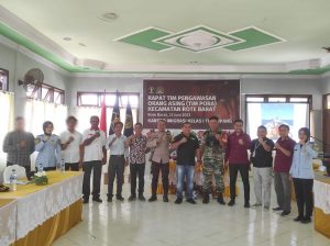 Kanim Kupang Gelar  Rapat Timpora  &  Operasi Gabungan di Kecamatan Rote Barat