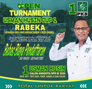 Open Turnamen   Bola Kaki Usman Husin Cup I Di Rabeka    Bebas Biaya Pendaftaran Bagi Masyarakat Umum
