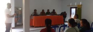 Tingkatkan  Pembangunan Infrastruktur Jalan,  Pemdes Penfui Timur Gelar Rakor Bersama Aparat Desa   &BPD