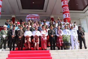 Rayakan HUT RI ke-78,  Korinus Masneno   Paparkan Sejumlah Keberhasilan Di Lingkup Pemda Kabupaten Kupang