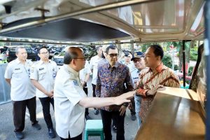 Direktur Utama Jasa Raharja Pantau Pelaksanaan Operasi Zebra Gabungan di Taman Bungkul Surabaya