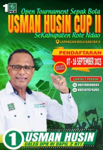 Warga Rote Ndao Antusias Mendaftar   & Siap Sukseskan   Turnamen Usman  Husin Cup II