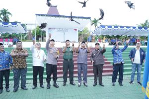 Pj.Walikota Pimpin Apel Korpri &  Deklarasi Pemilu Damai Tingkat  Kota Kupang
