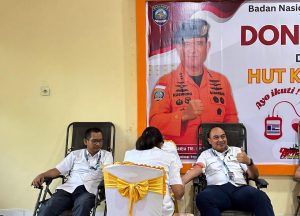 Sukseskan HUT Basarnas ke 52,  Jasa Raharja NTT  Gelar  Donor Darah