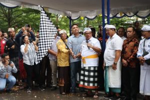 Sambut Hari Raya Nyepi, Pj. Wali Kota Lepas Peserta Pawai Ogoh-Ogoh