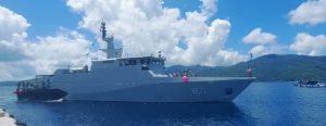 TNI-AL Kerahkan KRI  Escolar 871 Bersama Lanal Maumere Amankan Smana Larantuka