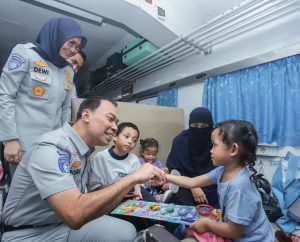 Gelar Flag Off Mudik Bersama BUMN Tahap Pertama, Jasa Raharja Berangkatkan Ribuan Pemudik Moda Kereta Api ke Sejumlah Daerah