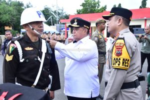 Pj. Wali Kota Hadiri Apel Gelar Pasukan Operasi Ketupat Turangga 2024