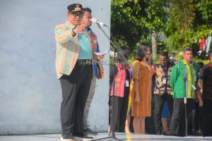 Pimpin Apel Kekuatan Gabungan, Pj. Wali Kota Umumkan Formasi CPNS  &  PPPK Kota Kupang