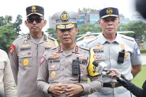 Pastikan Kelancaran Arus Mudik, Jasa Raharja d &  Korlantas Polri Tinjau Arus Mudik di Sejumlah Titik