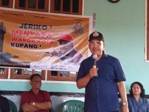 Kembali Maju Calon Walikota Kupang Melalui Jalur Independen, Jeriko Temui Langsung Masyarakat