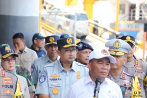 Pastikan Kelancaran Arus Balik di Wilayah Lampung, Jasa Raharja Kemenko PMK, Kemenhub,  Korlantas Polri Gelar Tinjauan ke Pelabuhan Panjang  &  Bakauheni