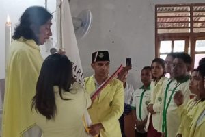 Sah !. Bosco Bere loe Resmi Pimpin Pemuda Katolik KOMCAB Belu 3 Tahun Kedepan