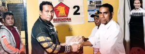 Falen Kebo Resmi Daftar Sebagai Bacabup TTU  Di Gerindra, Sampaikan Dua Agenda Prioritas