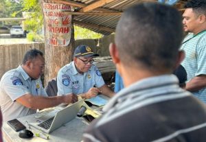 Tingkatkan Kepatuhan Membayar IWKBU, Jasa Raharja NTT Gelar Uji Bersama Unit Lantas di Wilayah Kabupaten Kupang