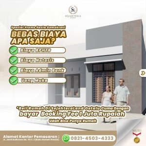Sejahtera Land Terbaru, Desain MODERN cuman 1 Juta, berakhir di 2 juni 2024