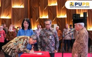 Perkuat Pelayanan   Publik, Menteri PUPR  Lantik  Lima Pejabat  Pimpinan Tinggi Madya  & Pejabat Fungsional Ahli Utama