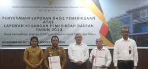 Sukses  Mengelola  Keuangan Daerah,  Pemkab  Kupang  Kembali Raih  Opini WTP