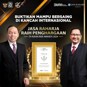 Raih Penghargaan di ASEAN Risk Awards 2024, Jasa Raharja Buktikan Mampu Bersaing di Kancah Internasional