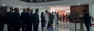 Tingkatkan   Pelayanan Publik, Fahren  Funay  Lantik  Sejumlah Pejabat Tinggi Pratama Lingkup   Kota Kupang