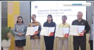 Sukseskan Tri Darma Perguruan  Tinggi, LP2M UNDANA   Kupang Resmi Peroleh 12 Sertifikat Paten