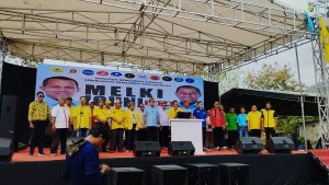 Sukseskan  Pilgub NTT, Ribuan  warga    Manggarai  Hadiri deklarasi Akbar   Melki  Laka Lena-Joni Asadoma