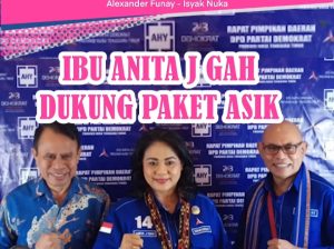 Anita Jacoba   Gah  Siap Kerja  Menangkan Alex Funay-Isak Nuka  Dalam Pilkada Kota Kupang