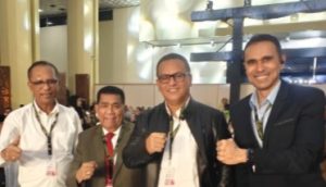 Usman Husin, Esthon Foenay dan DR Umbu Rudi Kabunang  Kompak      Ikut  Pembekalan  Anggota DPR RI Terpilih Periode 2024 – 2029
