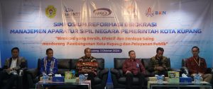 Pemkot Kupang Dan Bank NTT   Kerjasama Gelar    Simposium  Tentang  Pentingnya  Reformasi    Birokrasi  Sebagai Wujud Konkrit Tingkatkan Pembangunan Daerah Berkelanjutan