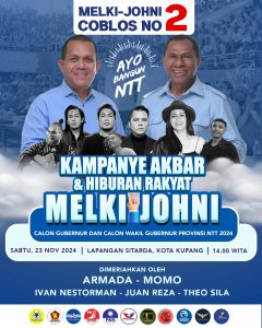Melki Laka Lena -Joni  Asadoma  Bersama Partai Koalisi   Siap  Sukseskan Kampanye Akbar di Lapangan Sitarda Kupang