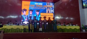 Wujudkan Undana Sebagai   Universitas Unggul, Prof. Max  Sanam Kembali   Kukuhkan Tiga  Guru Besar