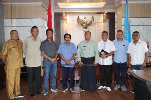 Pj. Wali Kota Kupang Terima Audiensi Tim Relawan GERBANG NTT