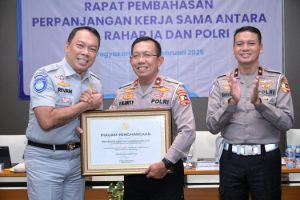 PT.Jasa Raharja dan Polri  Lanjutkan Kerja sama Sebagai Wujud  Tingkatkan Kepatuhan, Keselamatan Masyarakat di Bidang Transportasi, dan Pelayanan Santunan