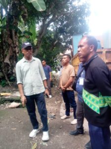 Tinjau lokasi Longsor Di TTS, Anggota DPR RI Usman Husin Minta  Mentri PUPR Berikan Rumah Layak Huni Bagi  Warga   Kuatae