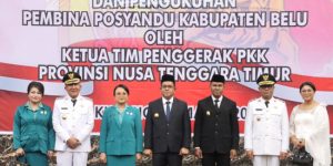 Gubernur Melki Laka Lena    Resmi Lantik Bupati dan Wakil Bupati Belu  Periode  2025-2030