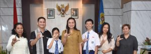 Wakil Wali Kota Kupang Terima Audiensi Dua Siswa Peraih Medali Emas Olimpiade Bahasa Inggris Tingkat Provinsi NTT