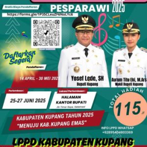 Gebrakan Baru,  Pemkab Kupang Siap Sukseskan   Pesparawi  Untuk Lahirkan  Penyanyi  Handal Dan  Profesional