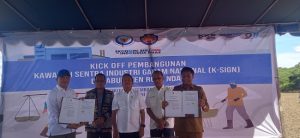 Menteri KKP, Gubernur NTT Dan  Anggota DPR RI Usman Husin  Tinjau lokasi  Pembangunan  Kawasan  Centra  Garam Nasional  di Rote  Ndao