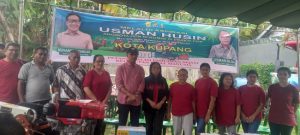 Tingkatkan Ketahanan Pangan, Anggota DPR RI Usman   Husin,  Kembali Lagi  Serahkan Alsintan Bagi  25 Kelompok  Tani Kota  Kupang